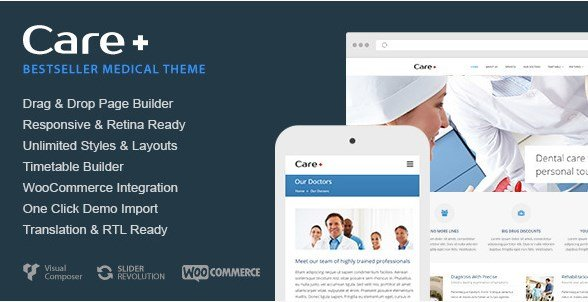 CARE – MEDICAL AND HEALTH BLOGGING WORDPRESS THEME